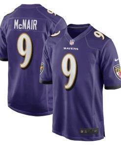 Steve McNair Baltimore Ravens Nike Game Retired Player Jersey - Purple