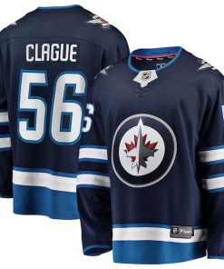 Kale Clague Winnipeg Jets  Home Breakaway Jersey - Navy