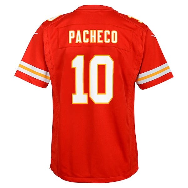 Isiah Pacheco Kansas City Chiefs Nike Youth Team Player Game Jersey - Red - Image 3