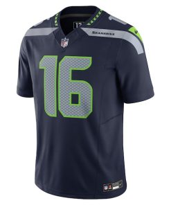 Alternative view of Tyler Lockett Seattle Seahawks Nike Vapor F.U.S.E. Limited Jersey - Navy