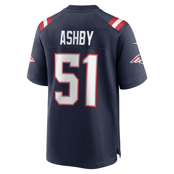 Julian Ashby New England Patriots Nike Team Game Jersey - Navy - Image 3