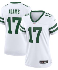 Alternative view of Davante Adams New York Jets Nike Women's Game Jersey - Legacy White/Black/Green