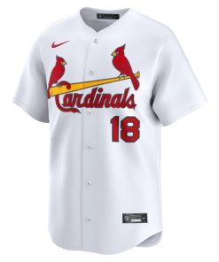 Alternative view of Jordan Walker St. Louis Cardinals Nike Home Limited Player Jersey - White