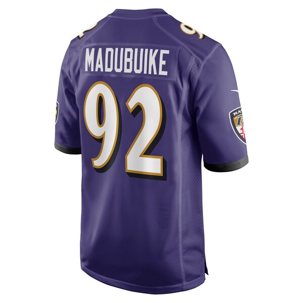 Justin Madubuike Baltimore Ravens Nike Game Player Jersey - Purple - Image 3
