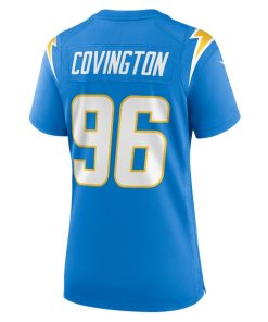 Alternative view of Christian Covington Los Angeles Chargers Nike Women's Team Game Jersey -  Powder Blue