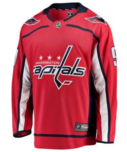 Alternative view of Ryan Leonard Washington Capitals  Home Breakaway Jersey - Red