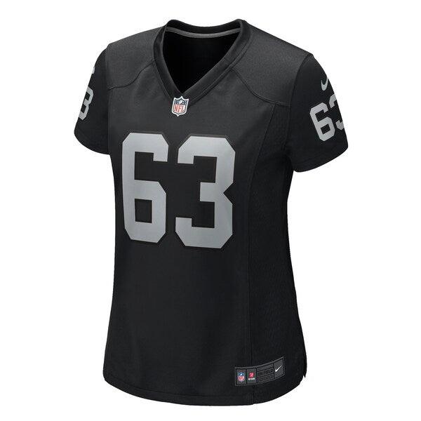 Jake Johanning Las Vegas Raiders Nike Women's Game Jersey - Black - Image 6