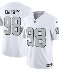 Maxx Crosby Las Vegas Raiders Nike Vapor F.U.S.E. Limited Jersey - White