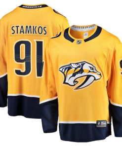 Steven Stamkos Nashville Predators Home Premier Breakaway Player Jersey - Gold