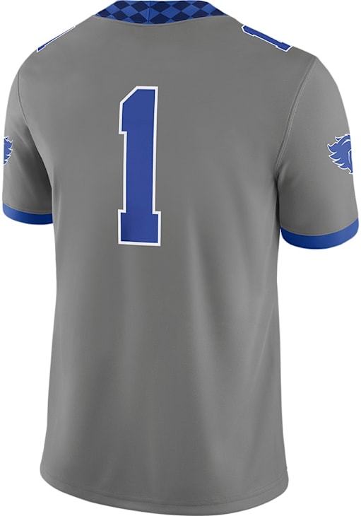 #1 Kentucky Wildcats Nike Alternate Game Jersey - Grey - Image 3