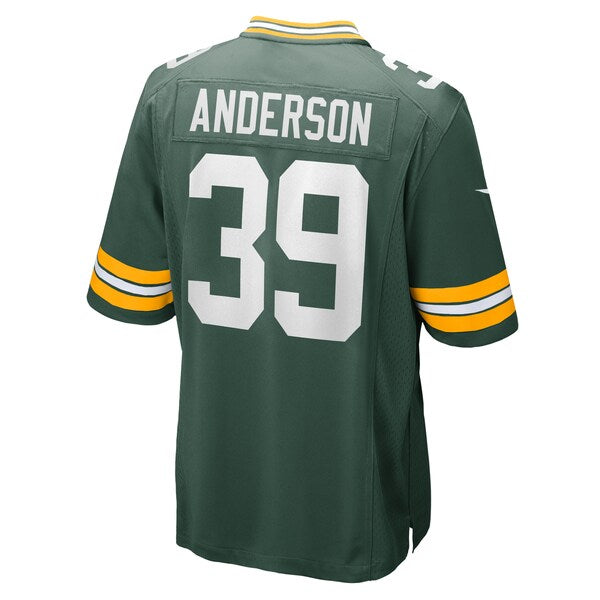Zayne Anderson Green Bay Packers Nike Team Game Jersey - Green - Image 3
