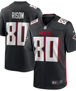 Alternative view of Andre Rison Atlanta Falcons Nike Game Retired Player Jersey - Black/Red