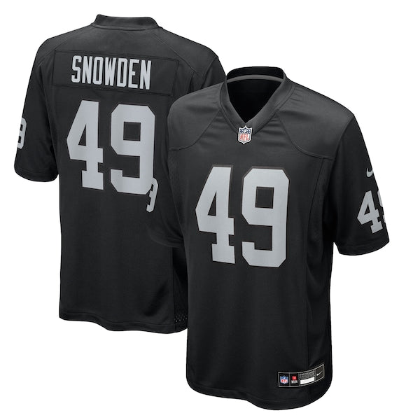 Charles Snowden Las Vegas Raiders Nike Team Game Jersey - Black