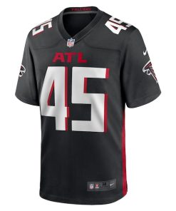 Alternative view of Donavan Mutin Atlanta Falcons Nike  Game Jersey -  Black