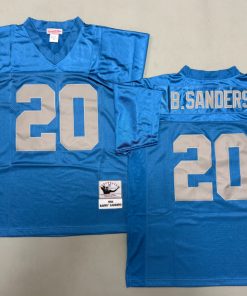 Barry Sanders Detroit Lions Authentic Throwback Retired Player Jersey