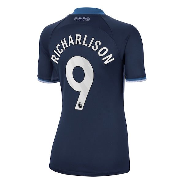 Richarlison Tottenham Hotspur Nike Women's 2023/24 Away Stadium Replica Player Jersey - Navy/Tan/White - Image 8