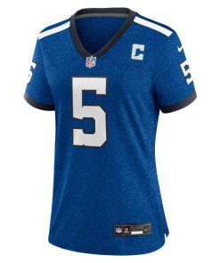 Alternative view of Anthony Richardson Sr. Indianapolis Colts Nike Women's Alternate Indiana Nights Game Jersey - Royal
