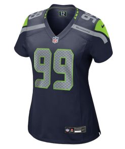 Alternative view of Leonard Williams Seattle Seahawks Nike Women's  Game Jersey - College Navy