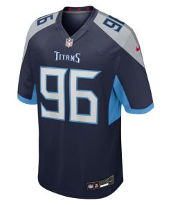 Alternative view of McTelvin Agim Tennessee Titans Nike Team Game Jersey -  Navy