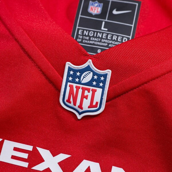 John Metchie III Houston Texans Nike Alternate Game Jersey - Red/White/Navy - Image 9