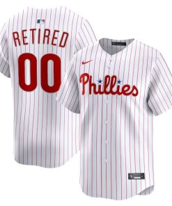 Philadelphia Phillies Nike Home Limited Pick-A-Player Retired Roster Jersey - White