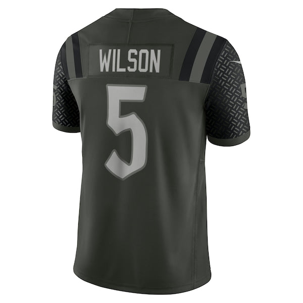 Garrett Wilson New York Jets Nike 2025 Rivalries Collection Limited Jersey - Gotham Green - Image 3