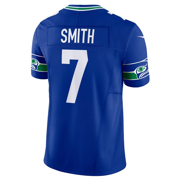 Geno Smith Seattle Seahawks Nike Alternate Vapor F.U.S.E. Limited Jersey - Royal - Image 3