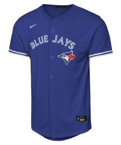 Alternative view of Vladimir Guerrero Jr. Toronto Blue Jays Nike Youth Alternate 2 Replica Jersey - Navy