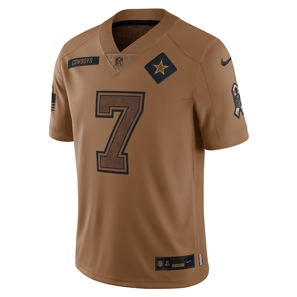 Trevon Diggs Dallas Cowboys Nike 2023 Salute To Service Limited Jersey - Brown - Image 2