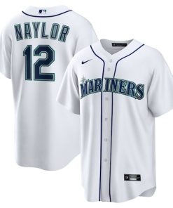 Men's Seattle Mariners Josh Naylor Nike White Home Replica Jersey