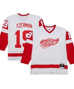 Steve Yzerman Detroit Red Wings  1983/84 Blue Line Player Jersey - White
