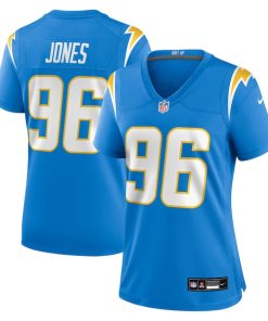 Naquan Jones Los Angeles Chargers Nike Women's Team Game Jersey -  Powder Blue