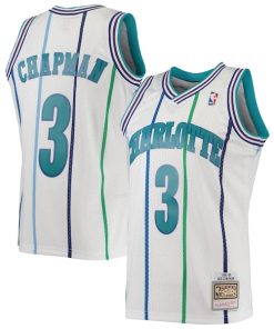 Rex Chapman Charlotte Hornets 1988/89 Hardwood Classics Swingman Jersey - White
