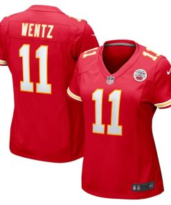 Carson Wentz Kansas City Chiefs Nike Women's  Game Jersey -  Red