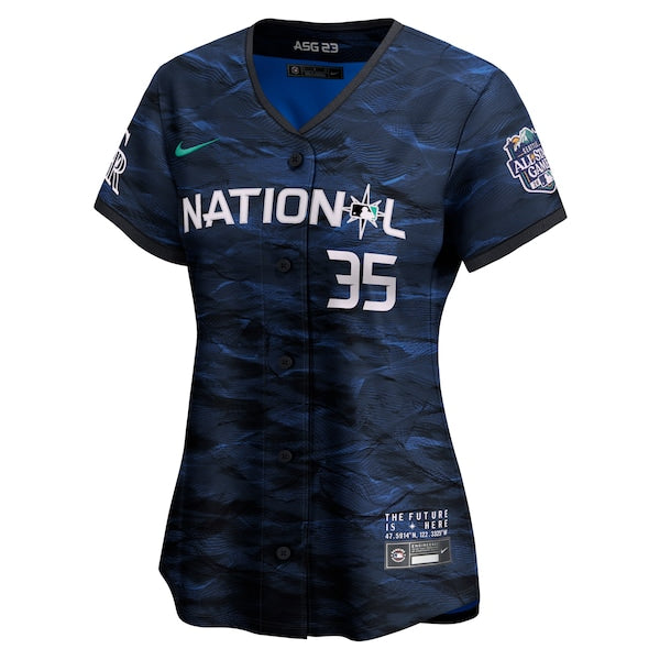 Elias Diaz National League Nike Women's 2023 MLB All-Star Game Limited Player Jersey - Royal - Image 2