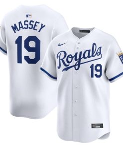 Michael Massey Kansas City Royals Nike Home Limited Player Jersey - White