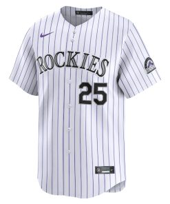 Alternative view of Jacob Stallings Colorado Rockies Nike Home Limited Player Jersey - White