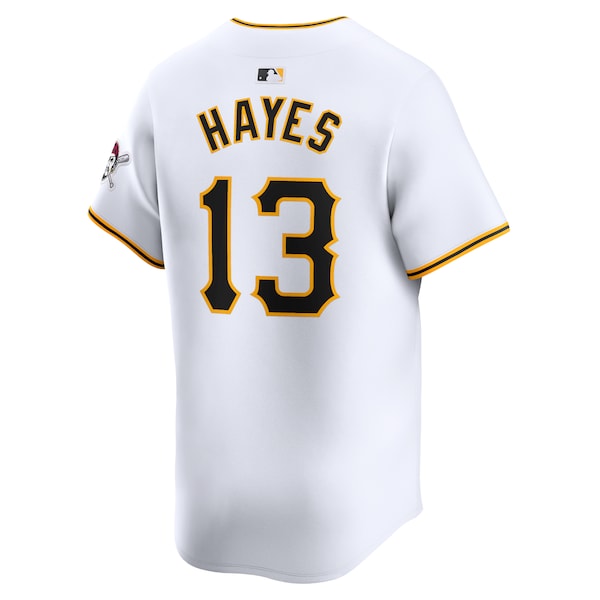 Ke'Bryan Hayes Pittsburgh Pirates Nike Home Limited Player Jersey - White - Image 3