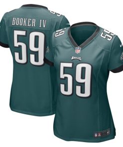 Thomas Booker IV Philadelphia Eagles Nike Women's  Game Jersey - Midnight Green