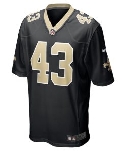 Alternative view of Ryan Connelly New Orleans Saints Nike Team Game Jersey -  Black