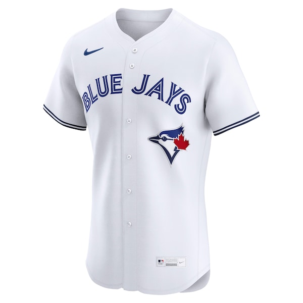 Toronto Blue Jays Nike Home Elite Custom Jersey - White - Image 2
