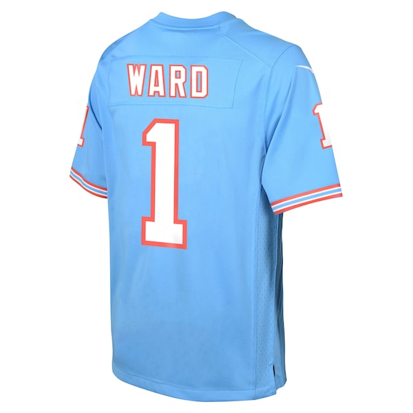 Cameron Ward Tennessee Titans Nike Youth Alternate Game Jersey - Light Blue - Image 3