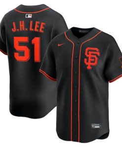Jung Hoo Lee San Francisco Giants Nike Alternate Limited Player Jersey - Black