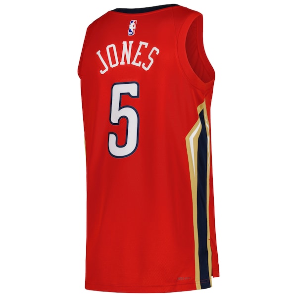 Herbert Jones New Orleans Pelicans Jordan Brand Unisex Swingman Jersey - Statement Edition - Red - Image 3