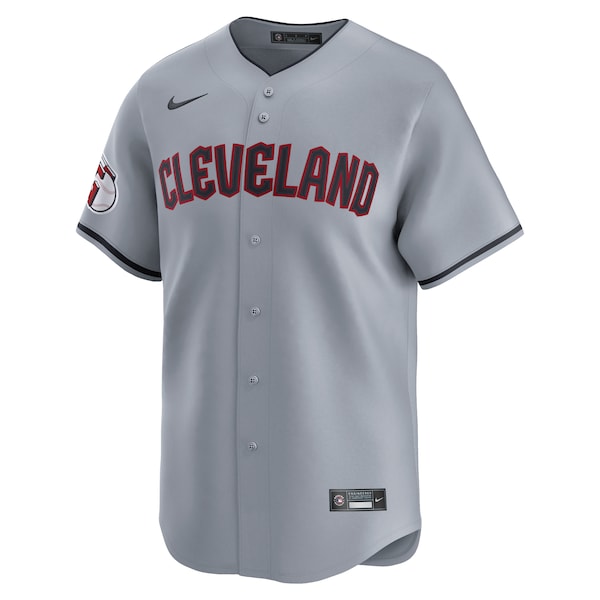 Cleveland Guardians Nike Road Limited Jersey?ยจC Gray - Image 2