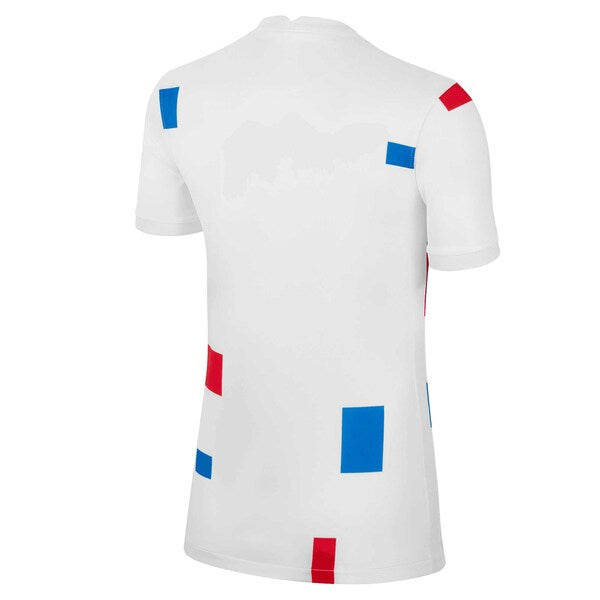 Netherlands Women's National Team Nike Women's 2022/23 Away Replica Blank Jersey - White - Image 3