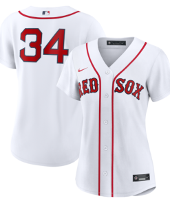 David Ortiz Boston Red Sox Nike Women's Home Replica Player Jersey - White