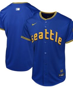 Seattle Mariners Nike Youth City Connect Limited Jersey - Blue