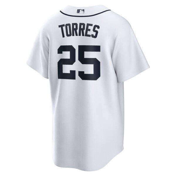 Gleyber Torres Detroit Tigers Nike Home Replica Jersey - White - Image 3