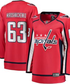 Ivan Miroshnichenko Washington Capitals  Women's Home Premier Breakaway Player Jersey - Red